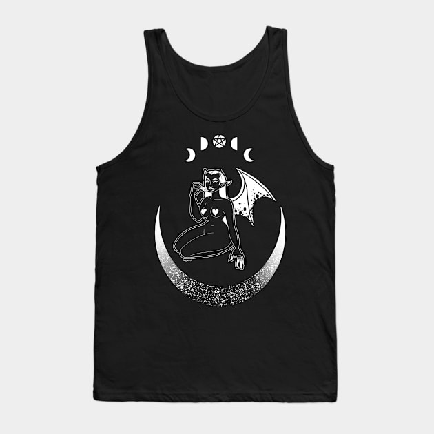 Conjuration in the moonlight | Occult Witch Tank Top by Bad Witch